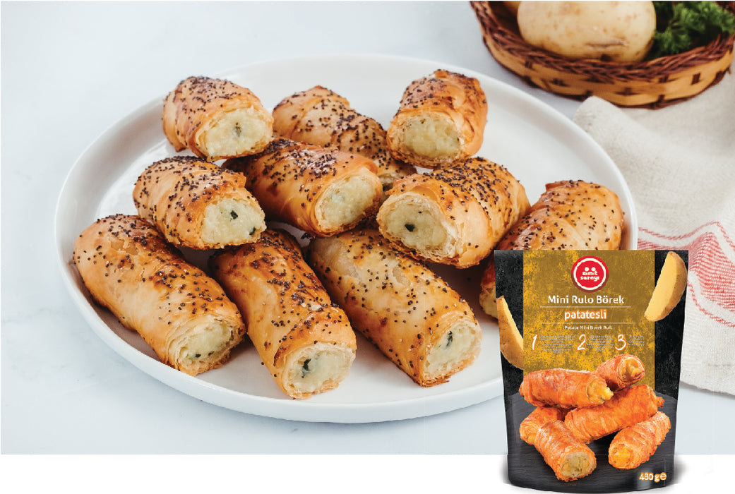 Simit Sarayi Spinach and Cheese Mini Borek Roll (12pcs Package)